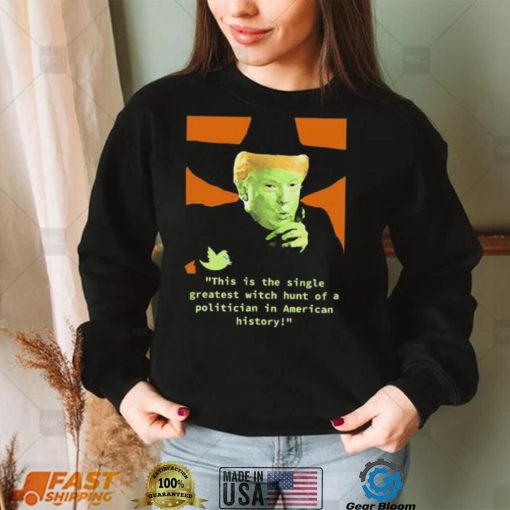 Donald Trump Witch Hunt Trump Halloween Shirt