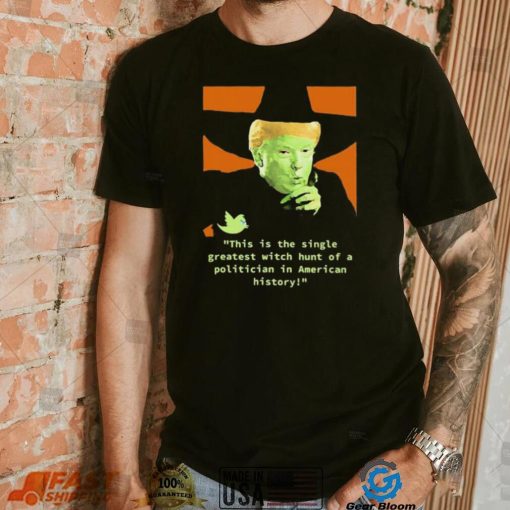 Donald Trump Witch Hunt Trump Halloween Shirt