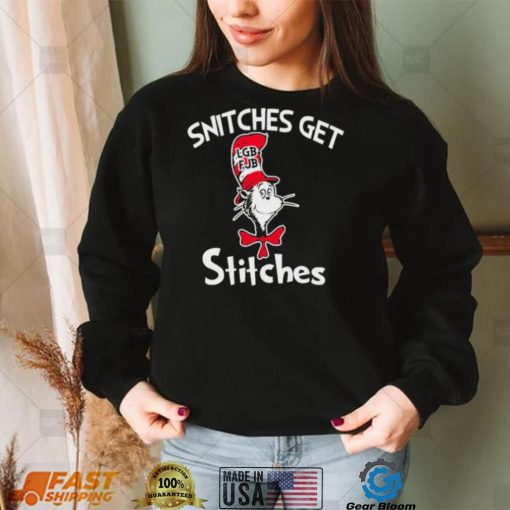 Dr Seuss LGBFJB Snitches Get Stitches Shirt