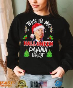 This is my Halloween Pajama Santa Joe Biden Christmas T Shirt