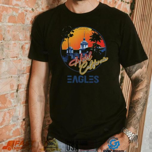 EAGLES Hotels Art California Band Music Legend Vintage T shirt