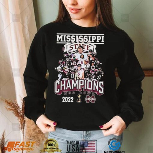 Egg Bowl Champions 2022 Mississippi State Bulldogs Team Shirt