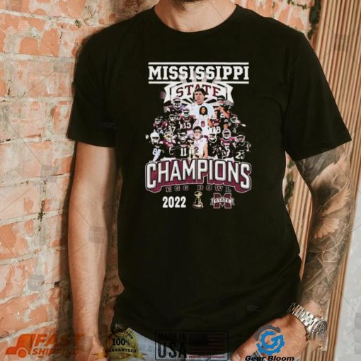 Egg Bowl Champions 2022 Mississippi State Bulldogs Team Shirt