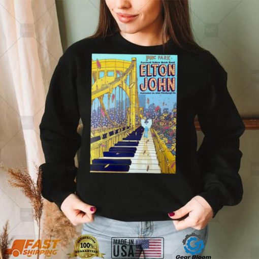 Elton john pnc park farewell yellow brick road Pittsburgh pa 9 16 22 posters T shirt