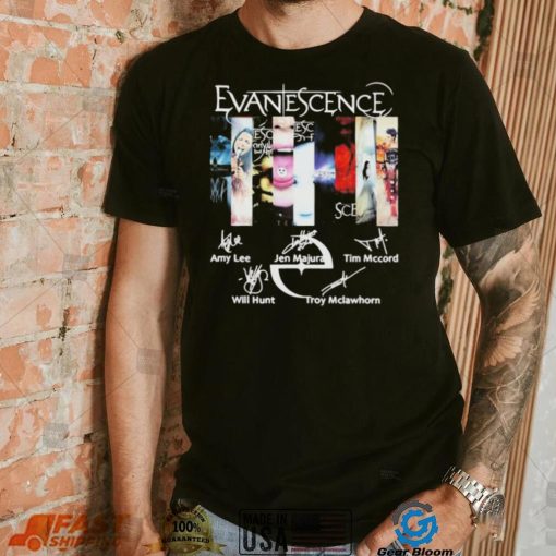 Evanescense Band Signature Shirt