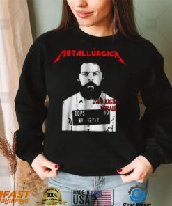 Camiseta Metalúrgica Lula Livre Metallica Justice Lula T Shirt