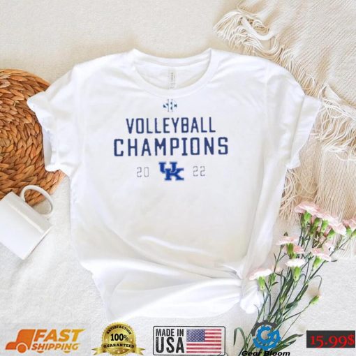 Fanatics Branded Heather Gray Kentucky Wildcats 2022 SEC Volleyball Regular Season Champions Shirt