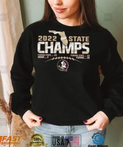 Florida State Seminoles 2022 State Champions Football Score T Shirt