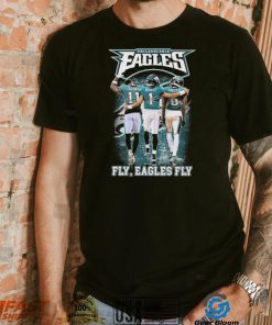 Fly Eagles Fly Aj Brown Jalen Hurts And Devonta Smith Signatures Shirt