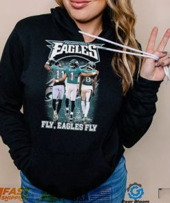 Fly Eagles Fly Aj Brown Jalen Hurts And Devonta Smith Signatures Shirt