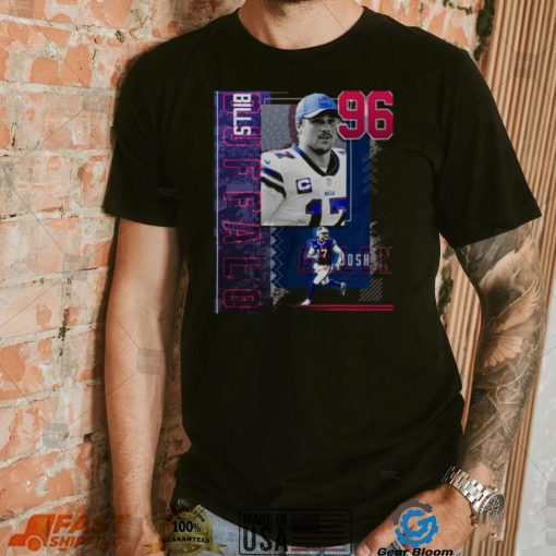 Football Paper Poster Bills Josh Allen T Shirt