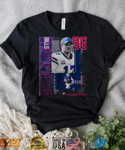 Football Paper Poster Bills Josh Allen T Shirt