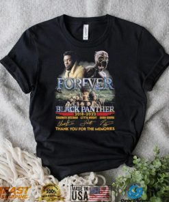 Forever Black Panther 2018 2022 Thank You For The Memories Signatures Shirt