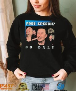 Freedom Speech $8 Elon tTwitter Shirt