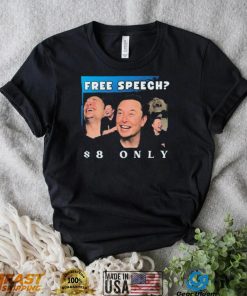 Freedom Speech $8 Elon tTwitter Shirt