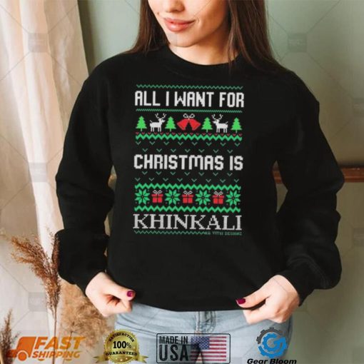 Funny Christmas Khinkali Gift Shirt