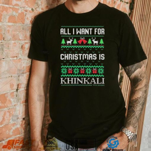 Funny Christmas Khinkali Gift Shirt