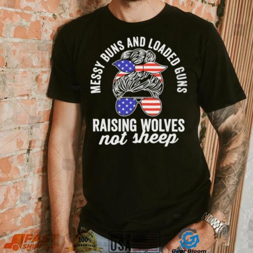 Funny Raising Wolves Not Sheep T Shirt