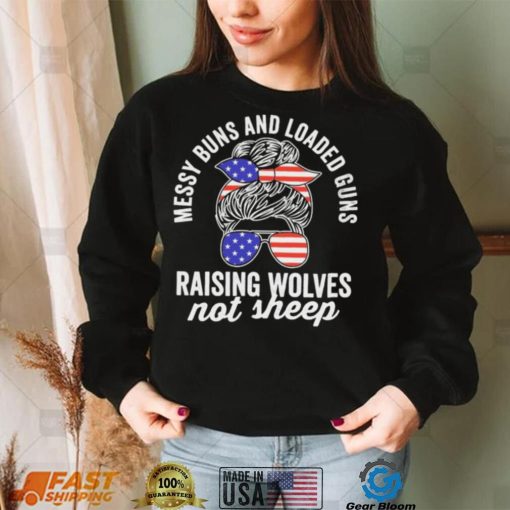 Funny Raising Wolves Not Sheep T Shirt