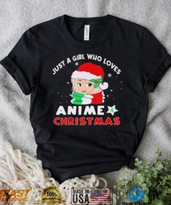 Funny Shirt Anime Chrismas Cute Girl Shir