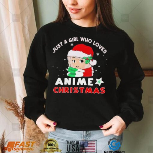 Funny Shirt Anime Chrismas Cute Girl Shir