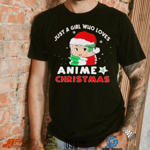 Funny Shirt Anime Chrismas Cute Girl Shir