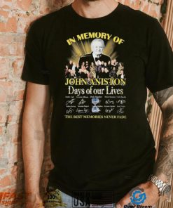 John Aniston Days Of Our Lives 57th Anniversary 1965 2022 Thank You For The Memories Signatures Shirt