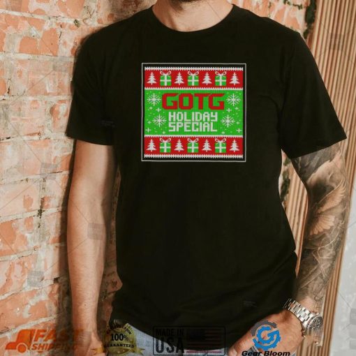 GOTG Guardians Of The Galaxy Holiday Special Faux ugly Christmas shirt