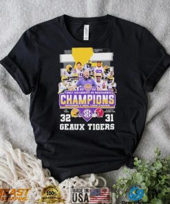 Geaux Tigers 2022 First Saturday In November Champions LSU 32 31 Alabama Shirt