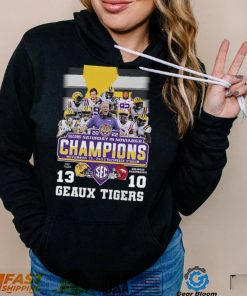 Geaux Tigers 2022 Second Saturday In November Champions LSU Tigers 13 10 Arkansas Razorbacks Shirt