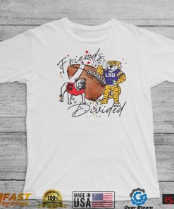 Georgia Bulldogs Vs LSU Tigers Friends House Divided Shirt