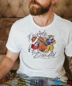 Georgia Bulldogs Vs LSU Tigers Friends House Divided Shirt