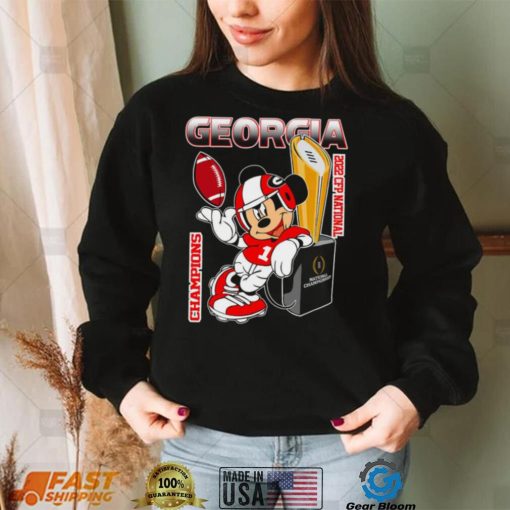 Georgia bulldogs mickey mouse cfp national champions 2022 shirt