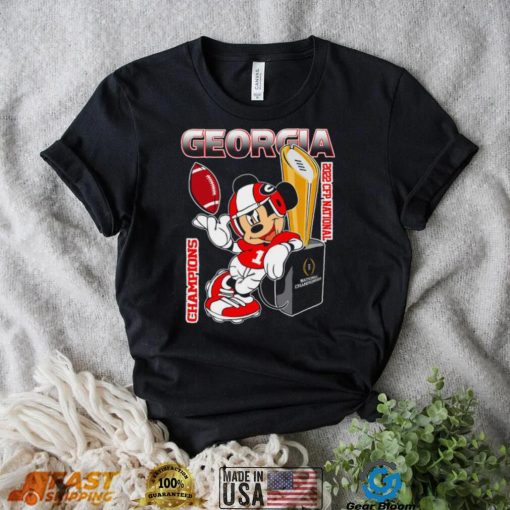 Georgia bulldogs mickey mouse cfp national champions 2022 shirt