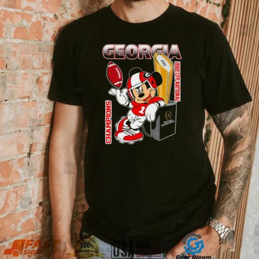 Georgia bulldogs mickey mouse cfp national champions 2022 shirt