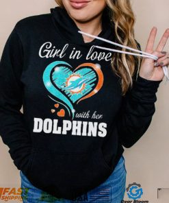 Girl In Love Heart Dolphins Shirt