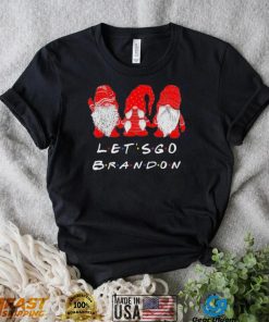 Gnome Lets Go Biden Brandon Christmas Gnomies Pajamas T shirt