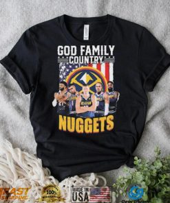 God Family Country Denver Nuggets Signatures Shirt