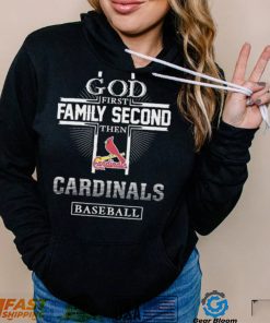 God Family Second Cardinals Baseball Shirt