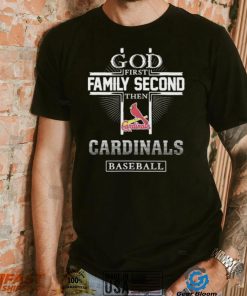 God Family Second Cardinals Baseball Shirt