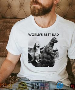 Godzilla world’s best dad T Shirt