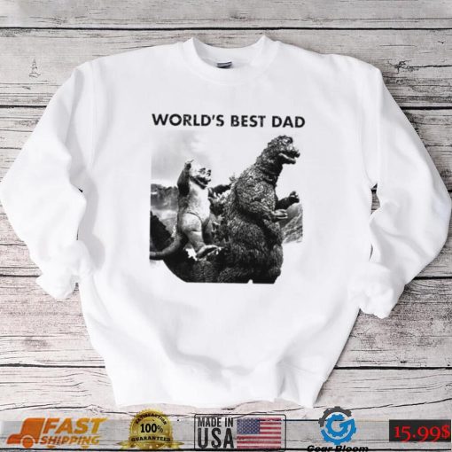 Godzilla world’s best dad T Shirt