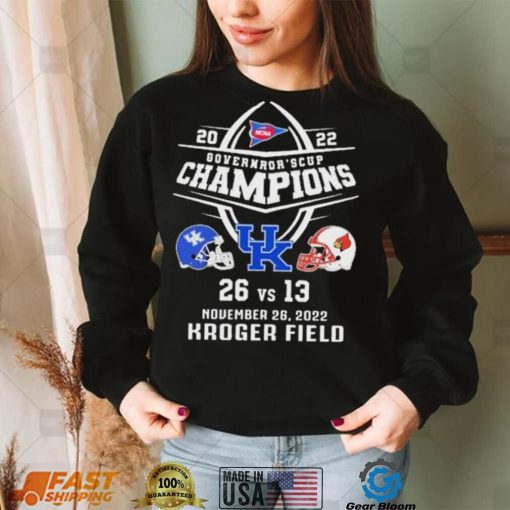 Governors Cup Champions Kentucky Wildcats 26 13 Louisville Kroger Fields shirt