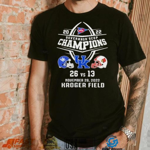 Governors Cup Champions Kentucky Wildcats 26 13 Louisville Kroger Fields shirt