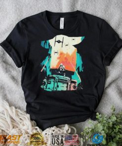 Green Sun Grogu Star Wars Yoda Art Shirt