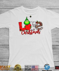 Grinch hug heart loves 2022 Christmas sweater