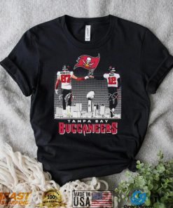 Gronkowski 87 And Brady 12 Tampa Bay Buccaneers City Sports Shirt