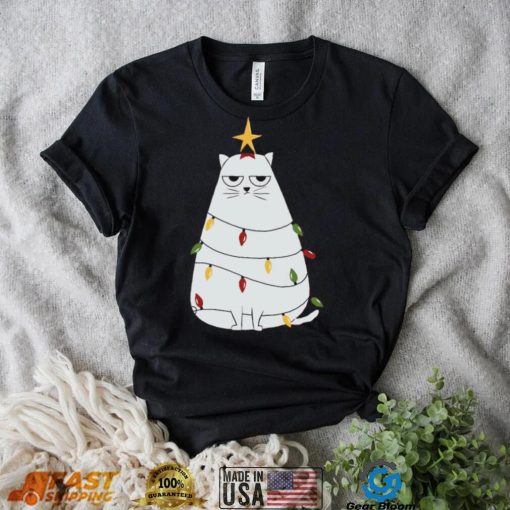 Grumpy Christmas Cat Shirt