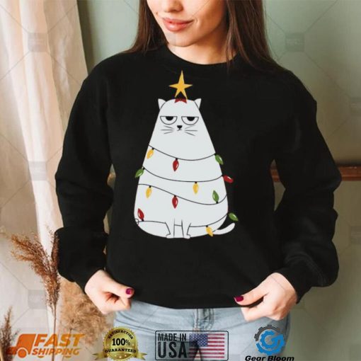 Grumpy Christmas Cat Shirt