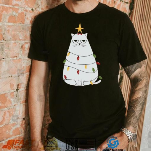 Grumpy Christmas Cat Shirt